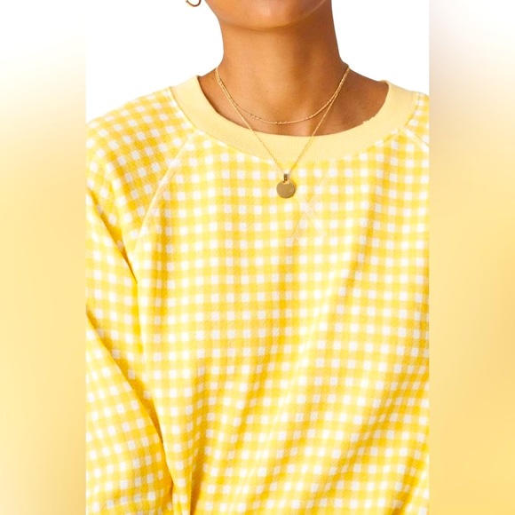 BANDIER x SINCERELY JULES Juniper Distressed Oversized Crewneck Sweatshirt Top - Picture 5 of 12